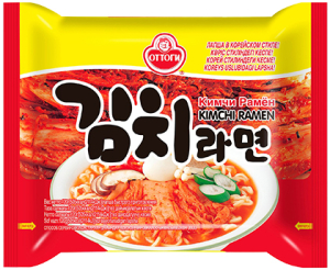 Ottogi~Лапша Кимчи быстрого приготовления (Корея)~Kimchi Ramen