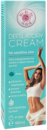 MiRiNe~Деликатный крем для депиляции для чувствительной кожи~Depilatory Cream