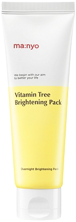 Manyo~Осветляющая ночная маска с облепихой~Vitamin Tree Brightening Pack