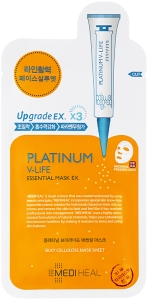 Mediheal~Подтягивающая тканевая маска с эффектом лифтинга~Platinum V-life Essential Mask EX