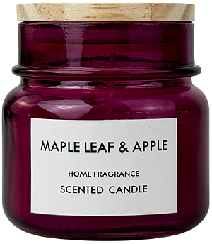Home Fragrance~Аромасвеча с ароматом кленовый лист и яблоко~Maple Leaf&Apple