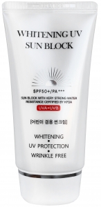 Jigott~Солнцезащитный крем водостойкий SPF 50+ PA+++~Whitening UV Sun Cream