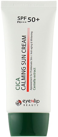 Eyenlip~Увлажняющий солнцезащитный крем с центеллой~Cica Calming Sun Cream Spf+++ 50 +++