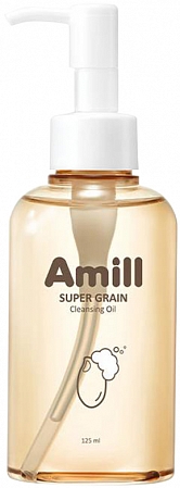 Amill~Очищающее гидрофильное масло с зерновыми экстрактами~Super Grain Cleansing Oil