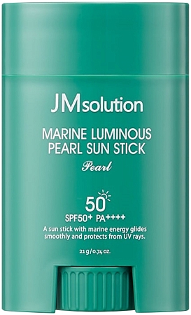 JMSolution~Солнцезащитный стик с морскими минералами~Marine Luminous Pearl Sun Stick SPF50+ РА ++++