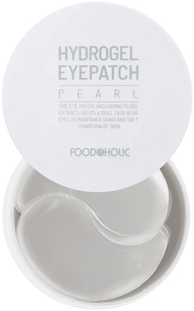 FoodaHolic~Гидрогелевые патчи с жемчугом~Hydrogel Eye Patch Pearl