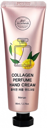 Seohwabi88~Парфюмированный крем для рук с коллагеном и ароматом манго~Collagen Perfume Hand Cream