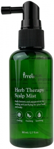 Prreti~Травяной успокаивающий мист для жирной кожи головы~Herb Therapy Scalp Mist