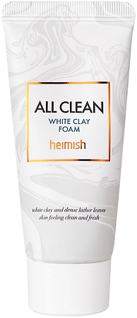 Heimish~Пенка для глубокого очищения пор с белой глиной~Mini All Clean White Clay Foam