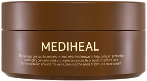 Mediheal~Патчи с ретинолом и коллагеном для эластичности кожи~Retinol Collagen Eye Ampoule Patch