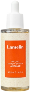 Lamelin~Укрепляющая сыворотка с коллагеном~24K Gold Collagen Peptide Ampoule