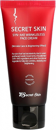 Secret Skin~Омолаживающий крем с пептидом змеиного яда~Syn-Ake Wrinkleless Face Cream