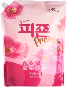 Pigeon~Концентрированный кондиционер для белья с ароматом розового сада~Regular Fabric Softener Pink