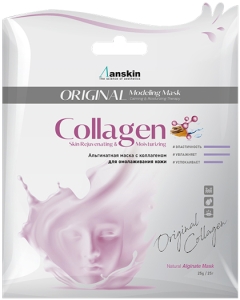 Anskin~Укрепляющая альгинатная маска для упругости кожи~Collagen Modeling Mask