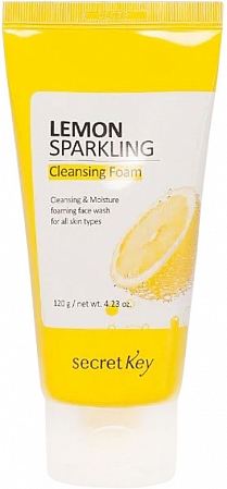 Secret Key~Пенка для умывания с лимонадом~Lemon Sparkling Cleansing Foam