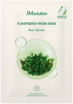 JMSolution~Увлажняющая тканевая маска с экстрактом розы~Plansynergy Hydra Mask Rose Of Jerico