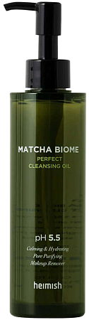 Heimish~Слабокислотное гидрофильное масло с матчей~Matcha Biome Perfect Cleansing Oil