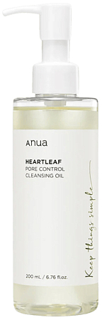 Anua~Очищающее гидрофильное масло~Heartleaf Pore Control Cleansing Oil