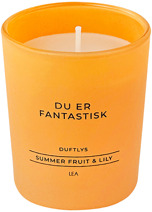 Duftlys~Аромасвеча летние фрукты и лилия~Summer Fruit & Lily Lea
