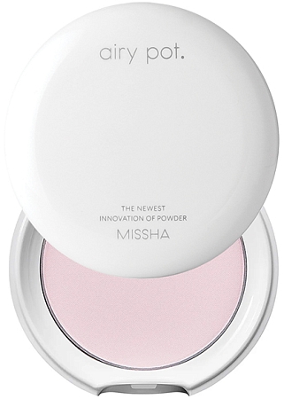 Missha~Компактная матирующая пудра,тон Pink~Airy Pot Pressed Powder Pink