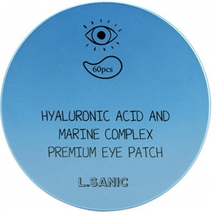 LSanic~Патчи с гиалуроновой кислотой и водорослями~Hyaluronic Premium Eye Patch
