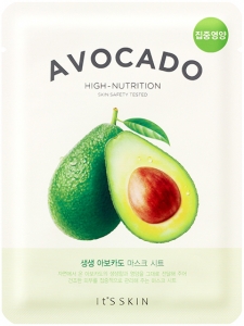 It's Skin~Смягчающая тканевая маска с авокадо~The Fresh Avocado Mask Sheet