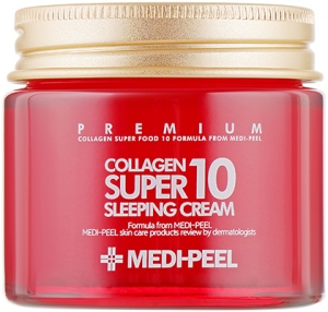 MediPeel~Омолаживающий ночной крем с коллагеном и пептидами~Collagen Super10 Sleeping Cream