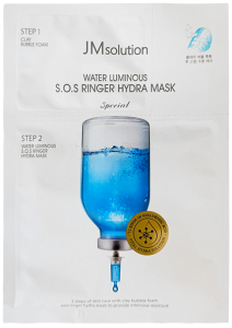 JMSolution~Двухступенчатая увлажняющая тканевая маска~Water Luminous S.O.S Ringer Hydra Mask Special
