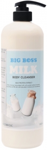 Foodaholic~Мягкий гель для душа для чувствительной кожи с протеинами~Big Boss Milk Body Cleanser