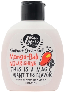 MonoLove~Успокаивающий мини гель-крем для душа с экстрактом манго~Shower Cream Gel Mango-Bali