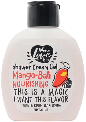 MonoLove~Успокаивающий гель-крем для душа с экстрактом манго~Shower Cream Gel Mango-Bali