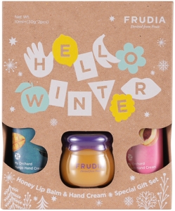 Frudia~Зимний подарочный набор уходовых средств для рук и губ с ароматом манго № 1~Hello Winter 