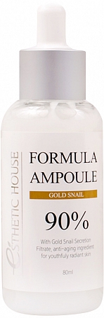 Esthetic House~Питательная сыворотка с муцином улитки~Formula Ampoule Gold Snail