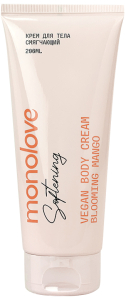 MonoLove~Смягчающий крем для тела с маслом манго~Vegan Body Cream Blooming Mango