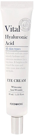 FoodaHolic~Увлажняющий крем для век с гиалуроновой кислотой~Vital Hyaluronic Acid Eye Cream