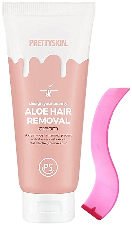 Pretty Skin~Увлажняющий крем для депиляции с алоэ~Design Your Beauty Aloe Hair Removal Cream