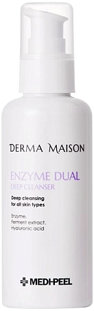 MediPeel~Очищающая пенка с энзимами~Derma Maison Enzyme Dual Deep Cleanser