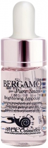 Bergamo~Восстанавливающая сыворотка с муцином улитки~Bergamo Pure Snail Brightening Vitamin