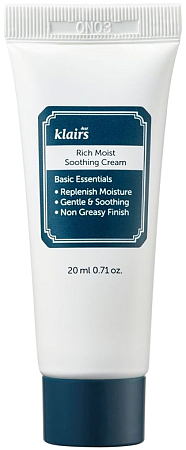 Dear, Klairs~Увлажняющий крем с гиалуроновой кислотой~Rich Moist Soothing Cream