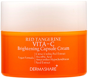 Dermashare~Антиоксидантный крем с витамином С~Red Tangerine Vita-C Brightening Capsule Cream