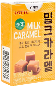 Lotte~Ирис молочный (Корея)~Rich Milk Caramel