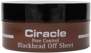 Ciracle~Пилинг-салфетки для удаления чёрных точек с витамином С~Pore Control Blackhead Off Sheet
