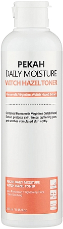 Pekah~Поросужающий тонер с экстрактом гаммелиса~Daily Moisture Witch Hazel Toner