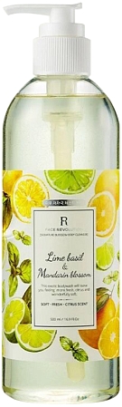 Face Revolution~Гель для душа с ароматом мандарина и лайма~Body Cleanser Lime Basil&Mandarin Blossom