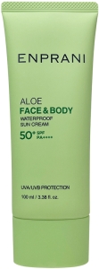 Enprani~Водостойкий солнцезащитный крем для лица и тела с алоэ~Aloe Face and Body SPF50+ PA++++