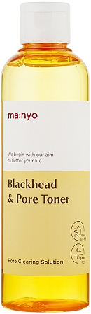 Manyo~Очищающий тоник против черных точек с BHA-кислотой~Blackhead & Pore Toner