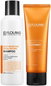 Floland~Восстанавливающий набор с витаминами и гиалуроновой кислотой~Deep Moisture Rebalancing