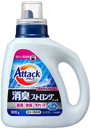 Attack~Концентрированное жидкое средство для стирки с ароматом свежей травы и мяты