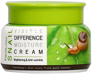 Farmstay~Увлажняющий крем с муцином улитки~Visible Difference Moisture Cream Snail