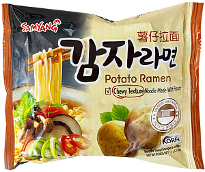 Samyang~Картофельная лапша быстрого приготовления со вкусом говядины~Potato Ramen